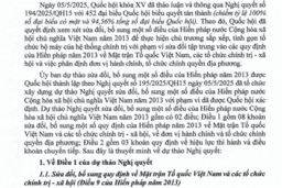 Bản thuyết trình về dự thảo NQ sửa đổi, bổ sung 1 số điều của hiến pháp nước CHXHCN Việt Nam năm 2013